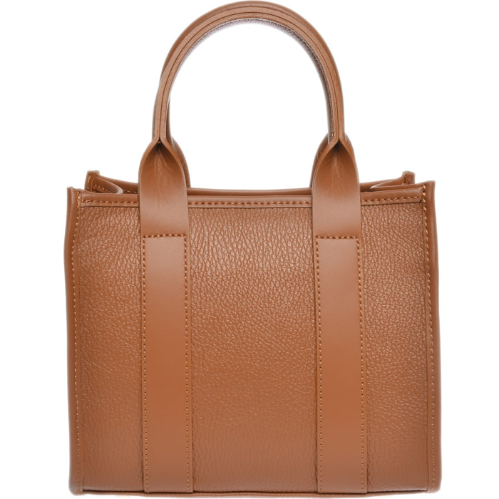 Borsa a mano Anna Luchini Cammello