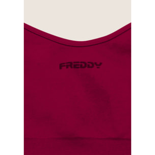 Top sportivo seamless con scollo a cuore e supporto leggero