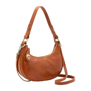 Borsa a spalla da donna - Modello False - Vera pelle - 25.0 x 18.0 x 8.0 cm