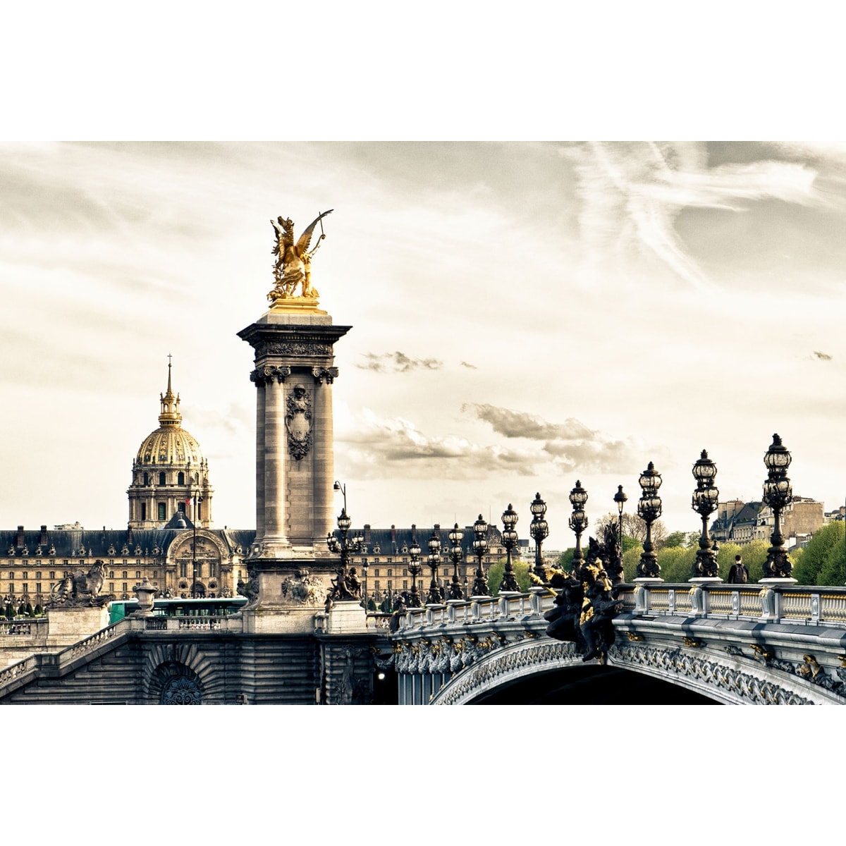 Tableau paris pont alexandre iii Tableau alu Dibond