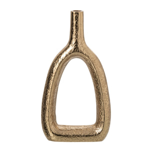 J-Line Vase soliflore - aluminium - doré - small