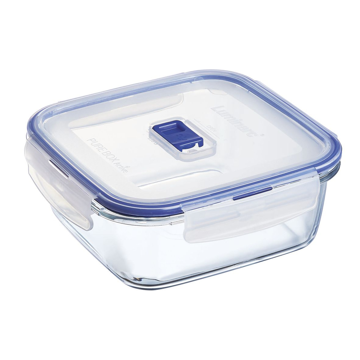 Contenitore ermetico quadrato 122 cl Pure Box Active - Luminarc
