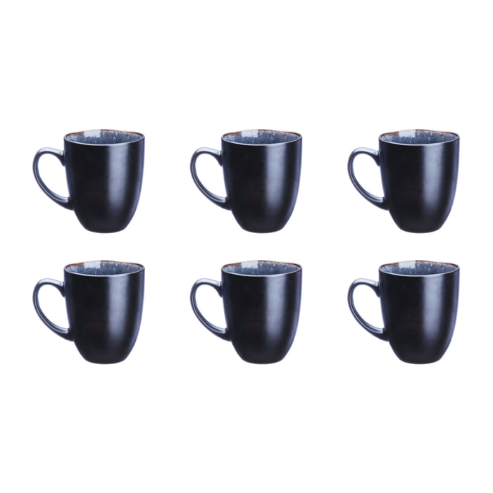 Mug IRIS 40cl - 6 pièces - Bleu nuit