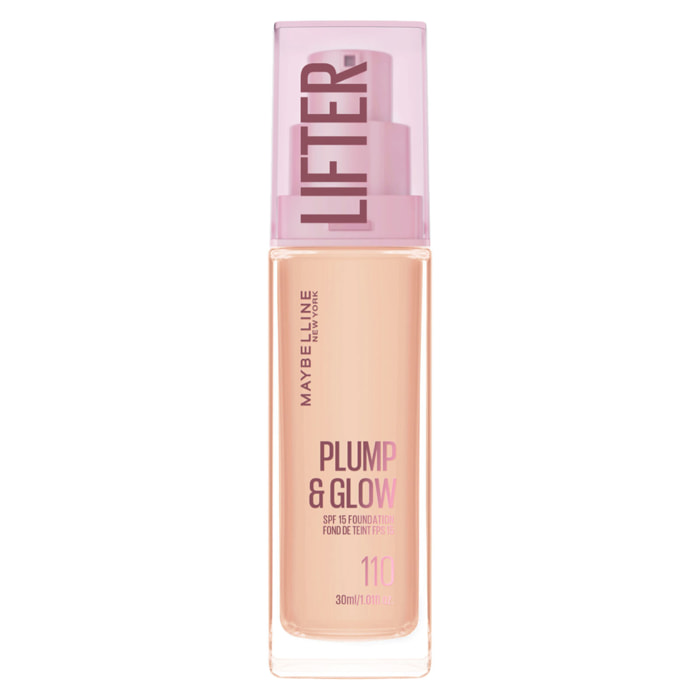 Fondotinta Idratante Rimpolpante 110 Lifter Plump & Glow SPF 15 con Niacinamide 30ml
