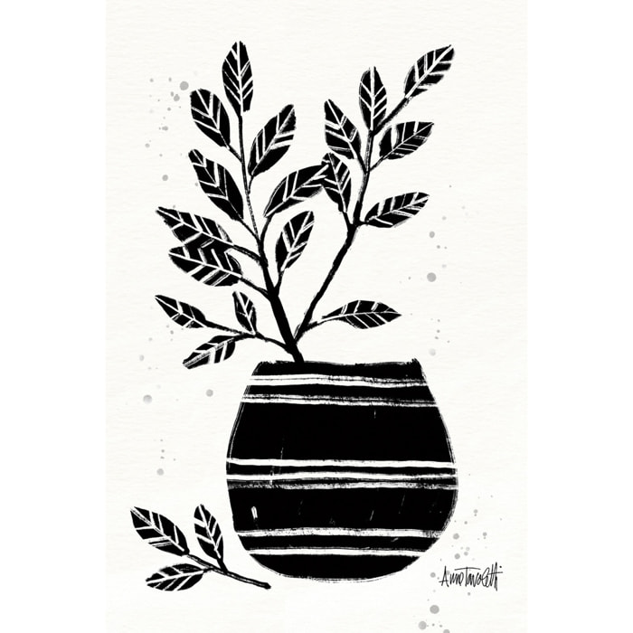 Deco murale Poterie et botanique Tableau alu Dibond