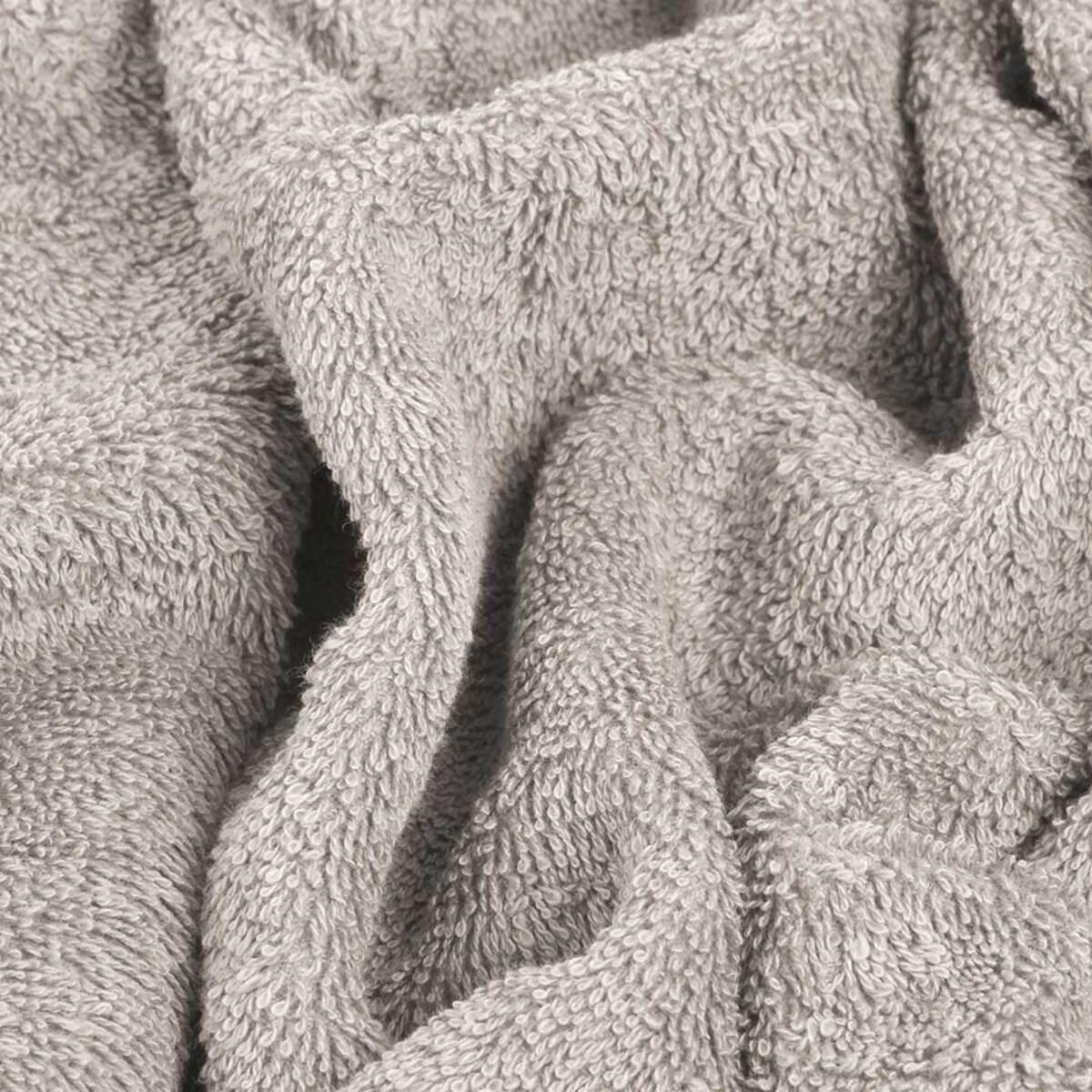 Drap de bain CASUAL - coton 500 g/m2 - gris perle