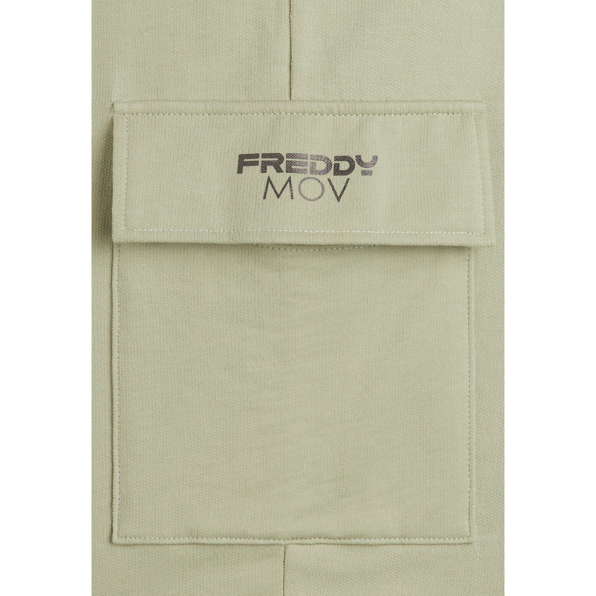 Pantaloni Cargo Regular Fit in French Terry