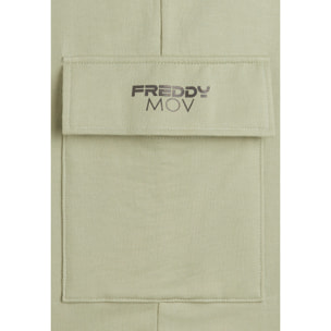 Pantaloni Cargo Regular Fit in French Terry