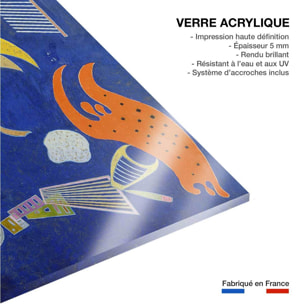 Tableau célèbre La Flèche de Kandinsky Tableau plexiglas