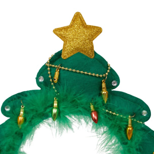 Serre-tête de Noël adulte motif sapin