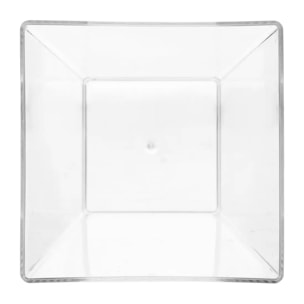 12 verrines carrées plastique