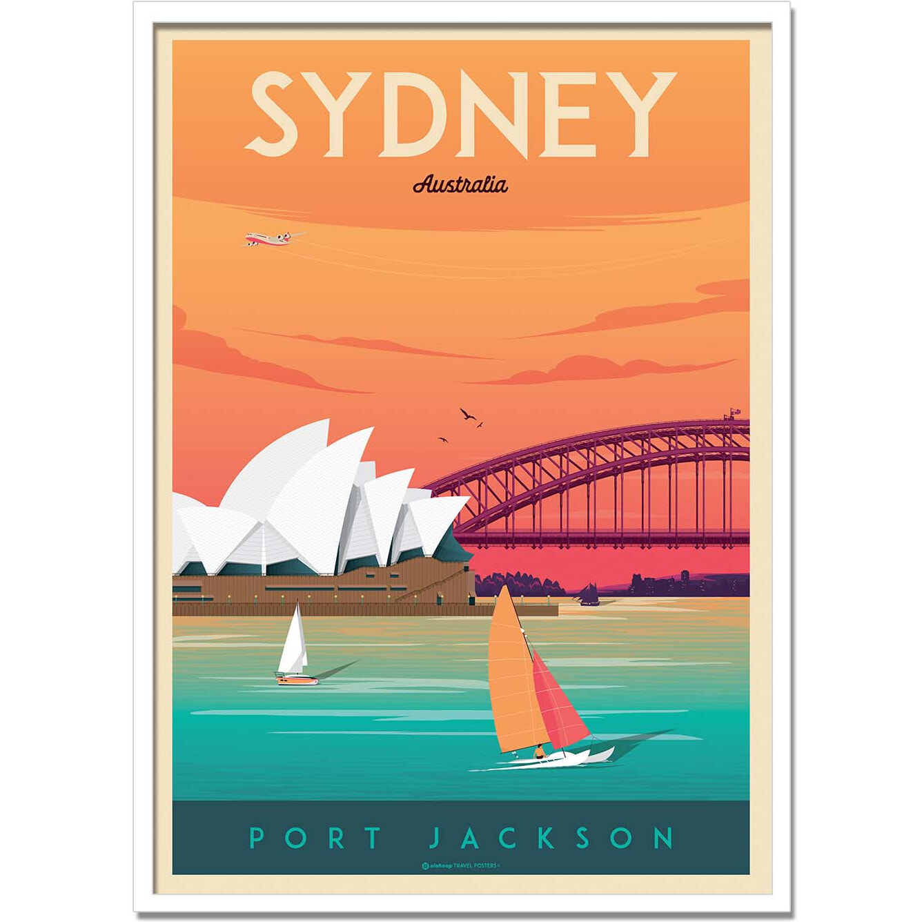 Affiche - Sydney - Olahoop Travel Posters