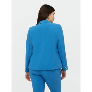 Fiorella Rubino - Blazer en tejido crepé - Light - blue