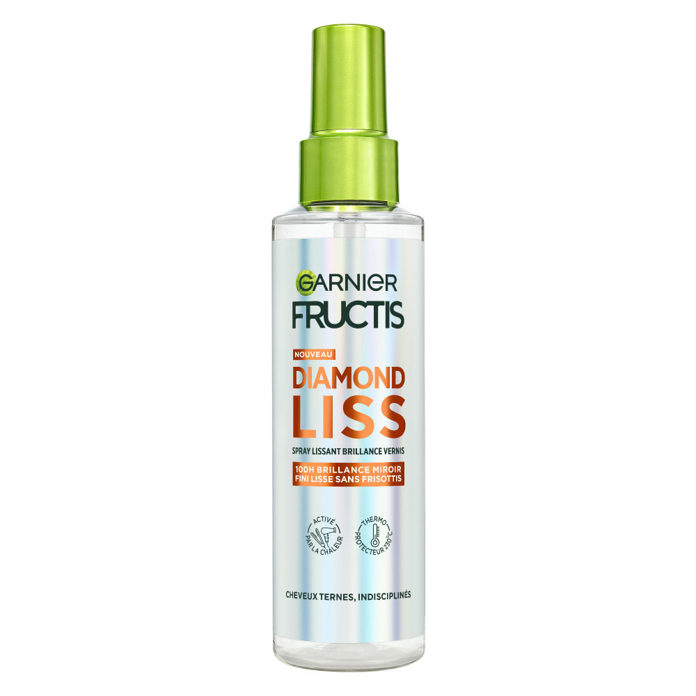 Garnier Fructis Diamond Liss Spray lissant brillance diamant enrichie en kératine végétale et huile d'argan 150ml