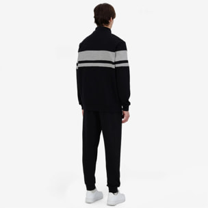 Kappa - Chándales deportivos Hombre Negro - Logo Goppio