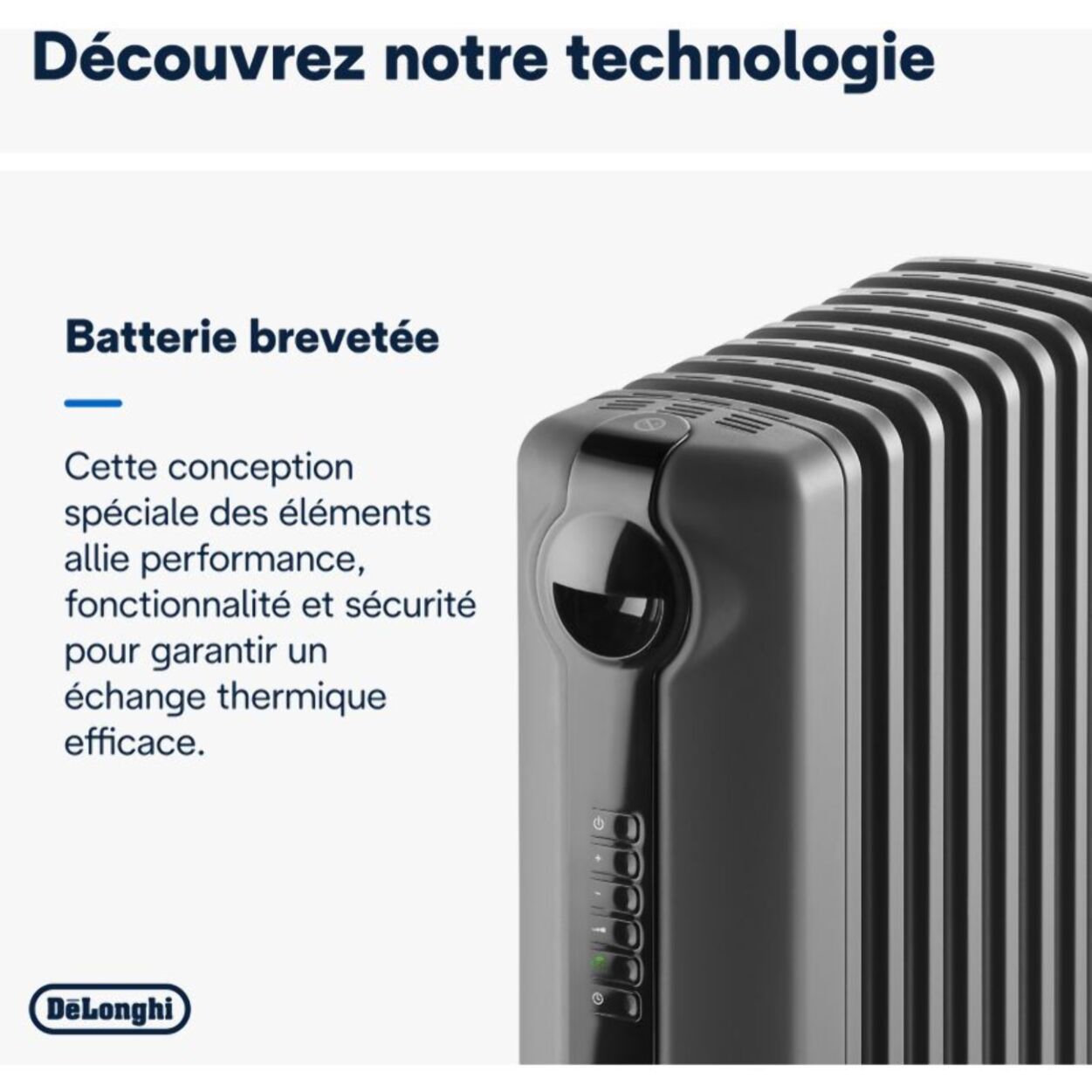 Chauffage Bain d'huile DELONGHI Radia S, TRRS0920E.G