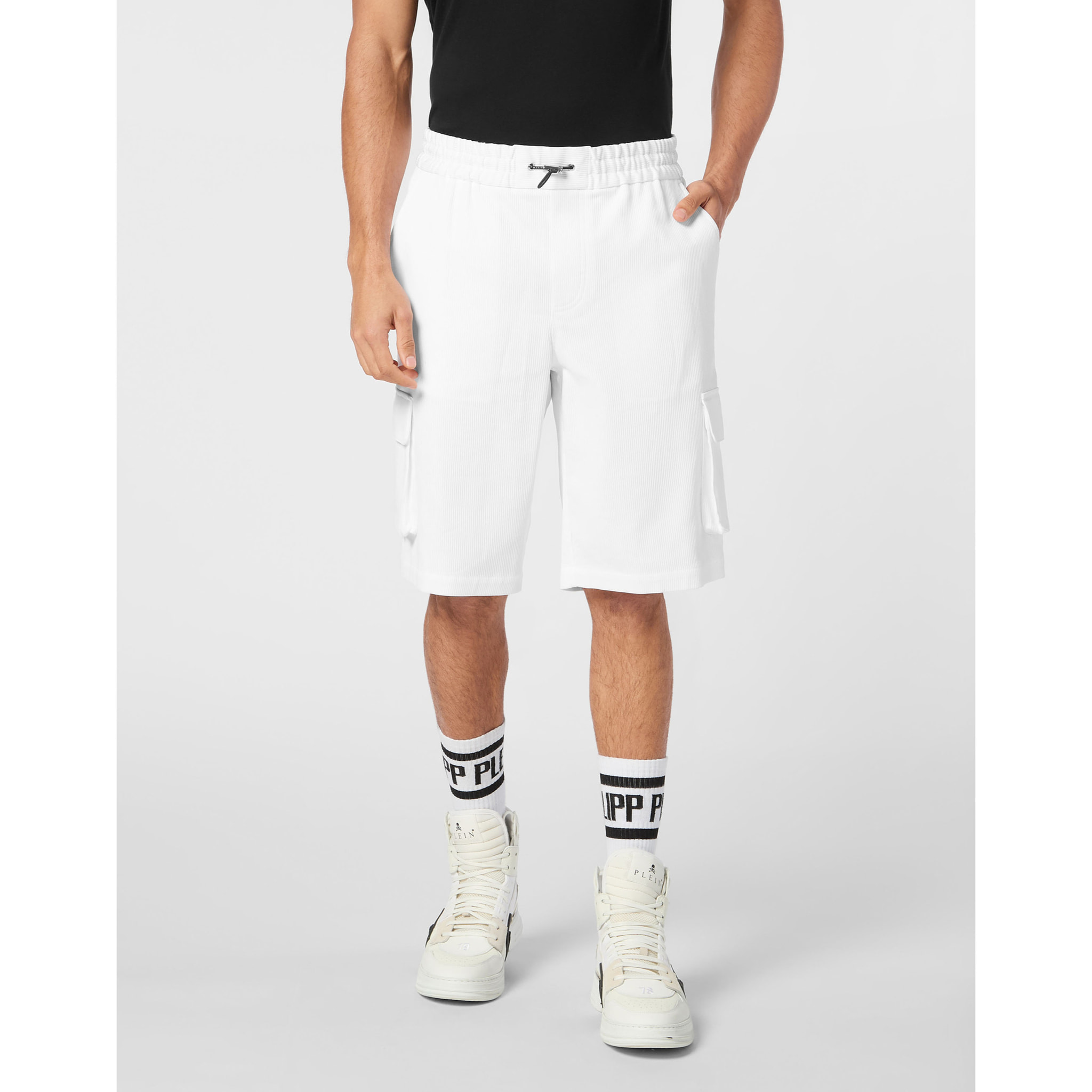 PHILIPP PLEIN Pantalones cortos RACING