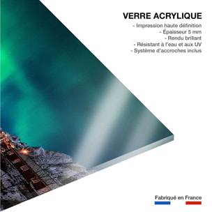 Tableau paysage passerelle borealis  Tableau plexiglas