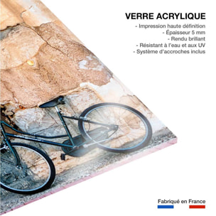 Tableau bicyclette bleue Tableau plexiglas