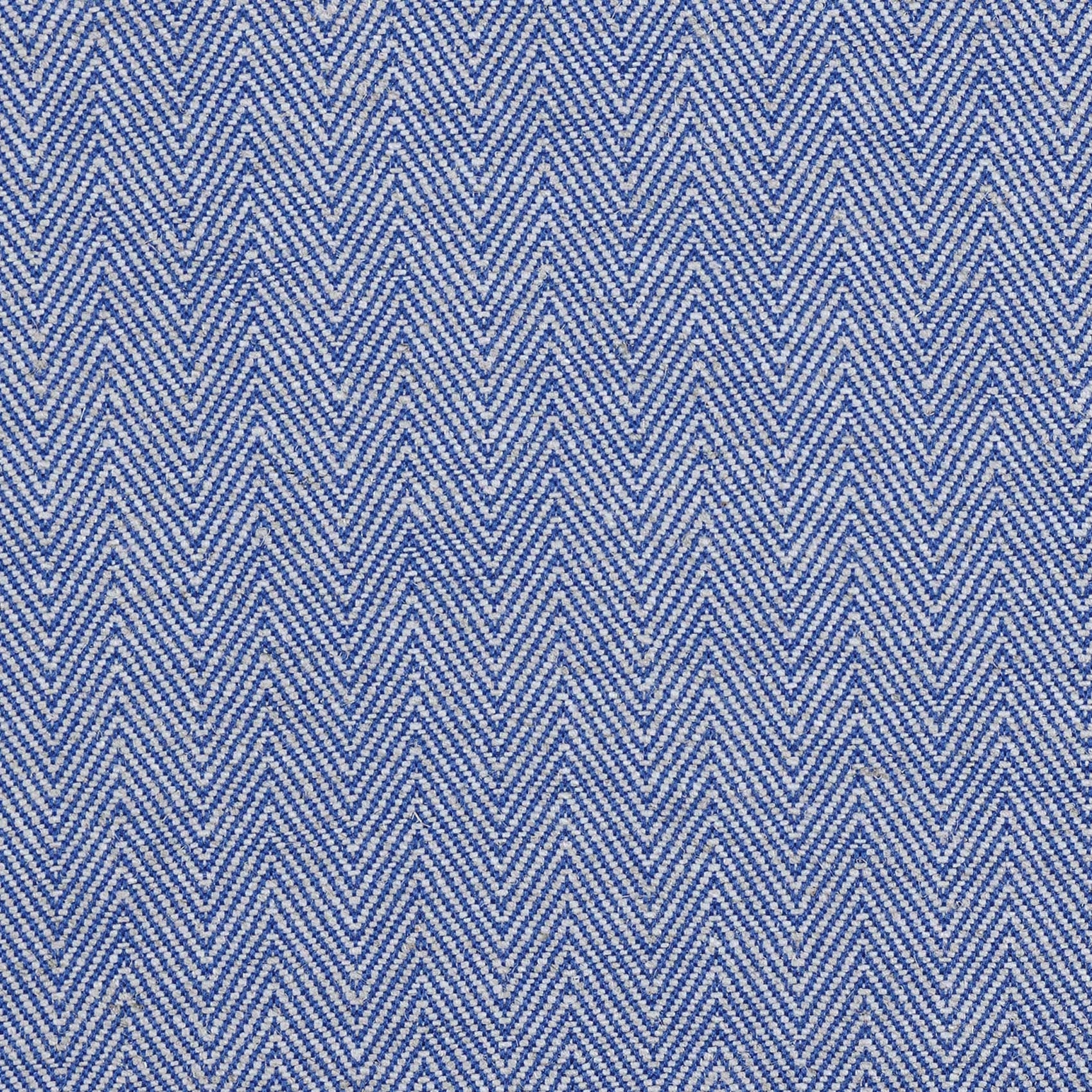 Tissu d'ameublement à chevrons - Bleu