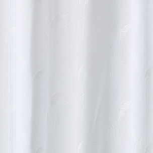 Voilage brodé de pampas - Blanc