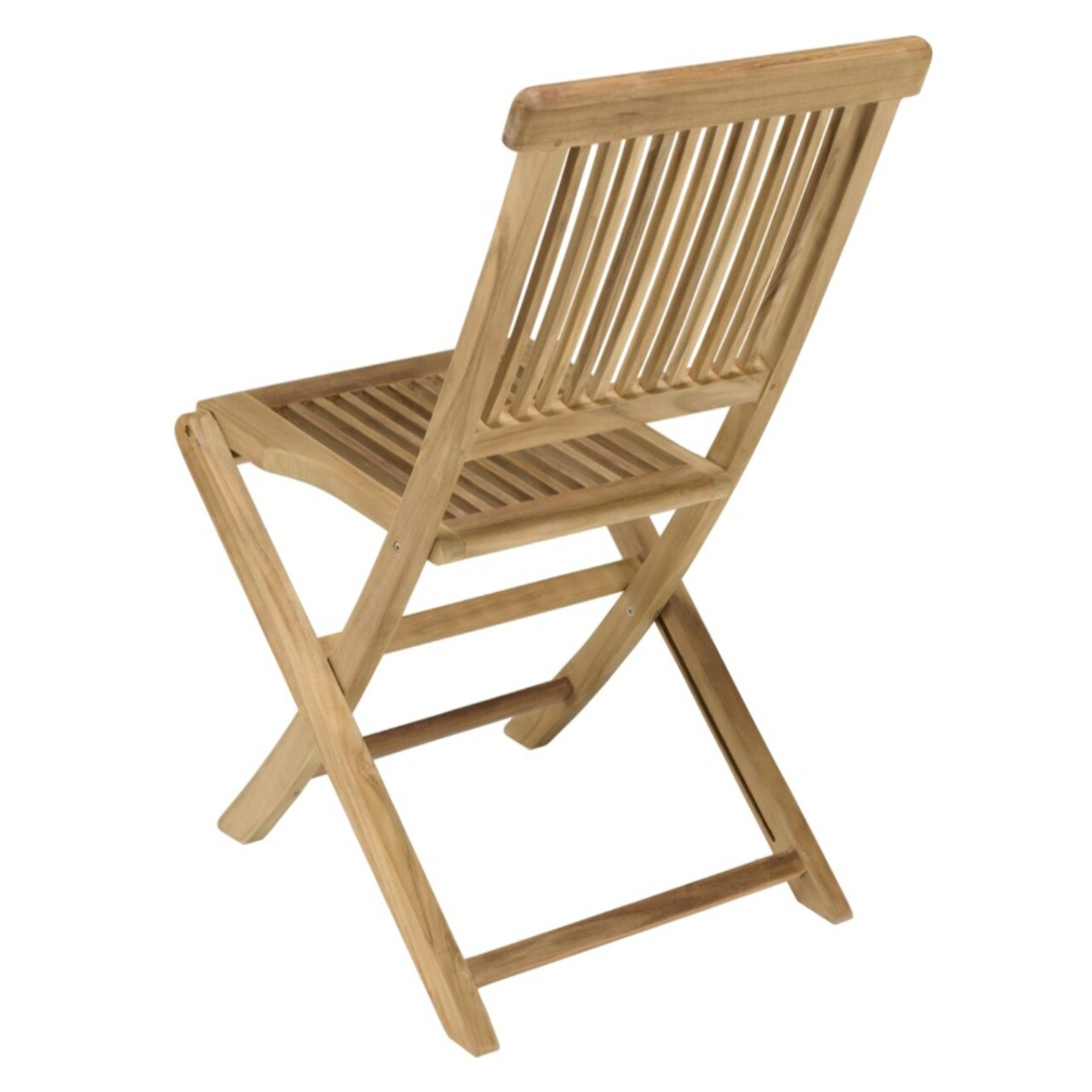 FUN - Ensemble de 2 chaises de jardin Java en bois Teck