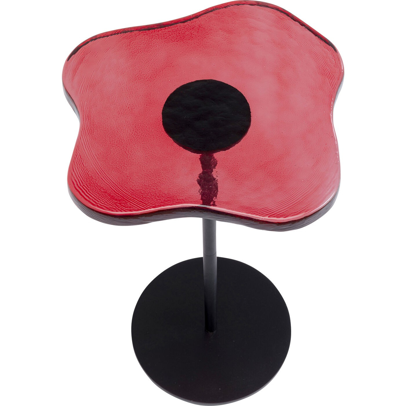 Table d'appoint Lava rouge Kare Design