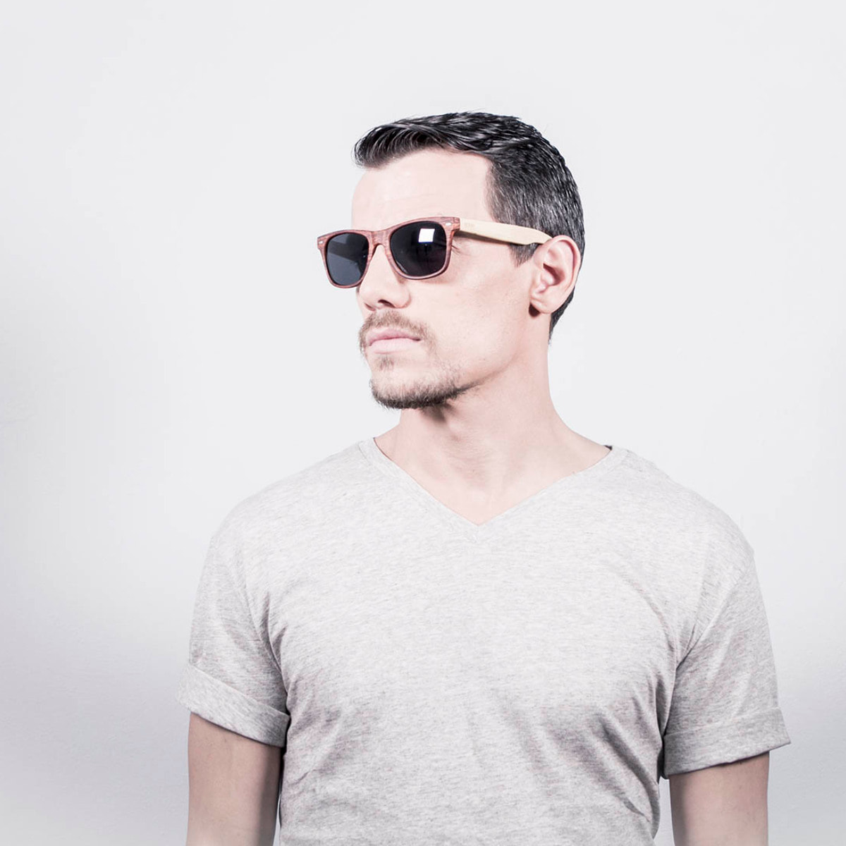 GAFAS DE SOL OCEAN BEACH WOOD de color Marron