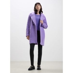 Cappotto effetto pelliccia orsetto