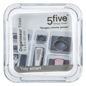 Organiseur de tiroirs 9x9 cm Tidy Smart