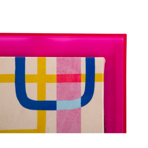 STAMPA SU TELA LACCATTO MODIS C/CORNICE -A- CM 60X3,3X80