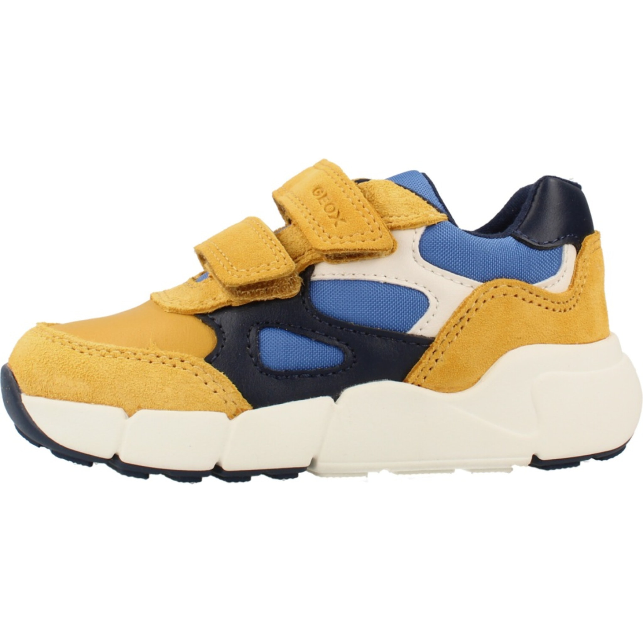 Zapatillas Niño de la marca GEOX  modelo B FLEXYPER MINI BOY AMARILLO