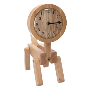 Orologio Vacchetti in legno naturale cm25x12h34