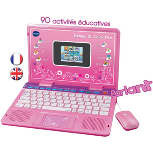 Ordinateur enfant VTECH Genius XL Color Pro bilingue rose