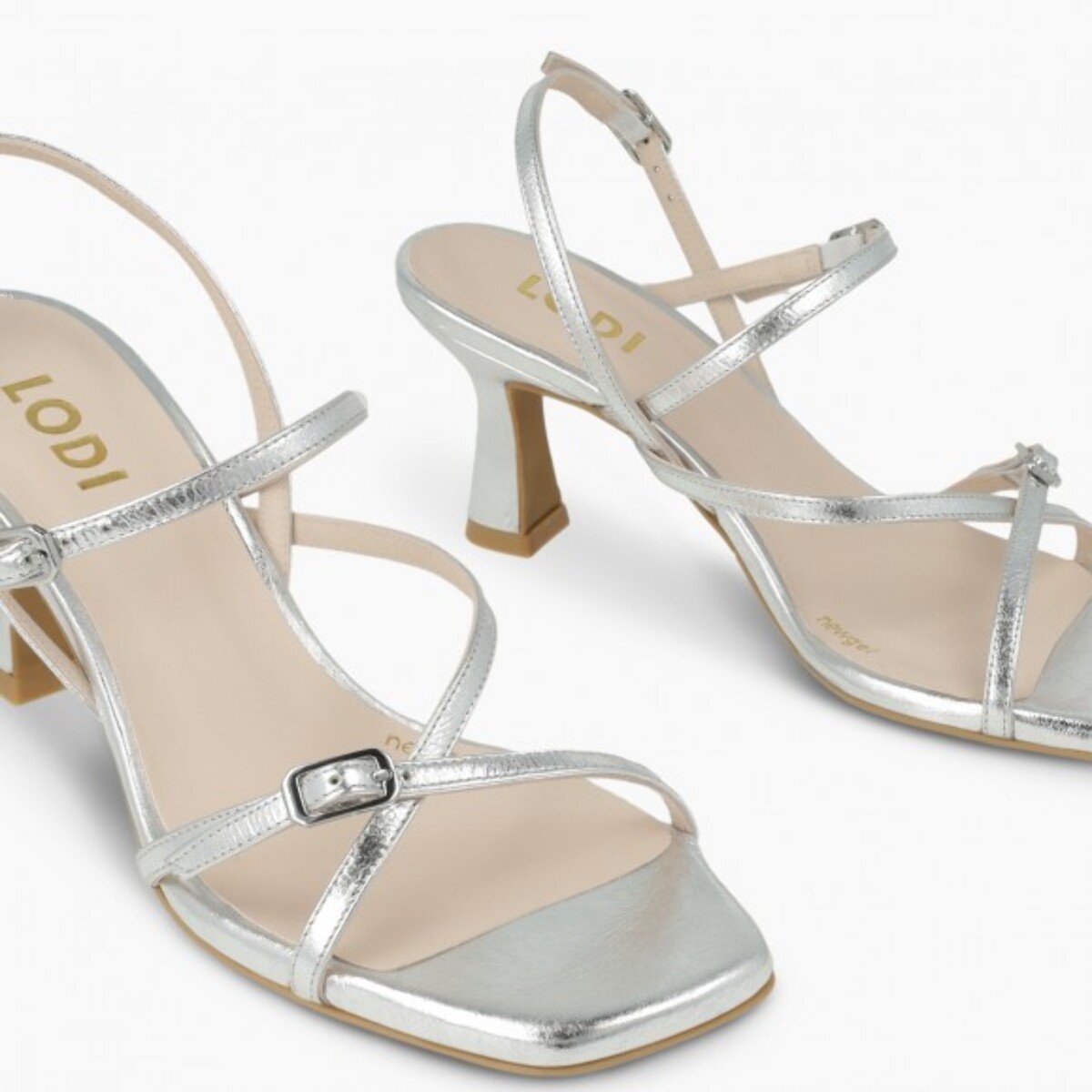 SANDALIAS PLATEADAS LASON