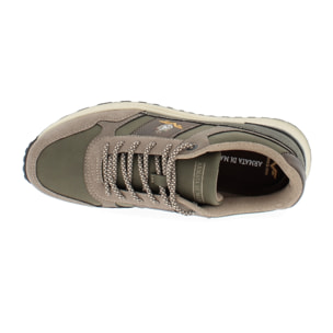 Armata di Mare Scarpe Uomo Sneakers Casual Stringate con Soletta Rimovibile in Memory Foam AMU W24L631 Khaki