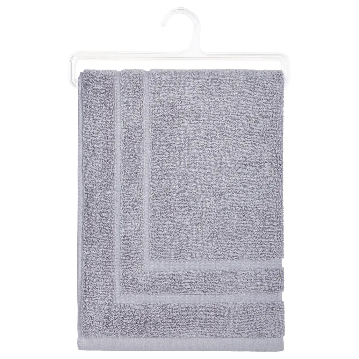 Tapis de bain coton gris taupe 50x70cm