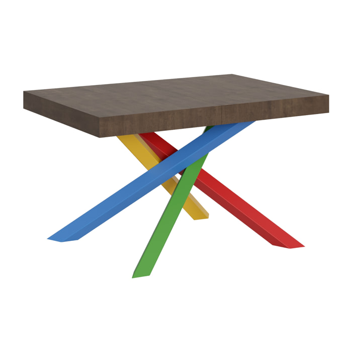 Tavolo allungabile 90x140/400 cm Volantis noce telaio 4/B