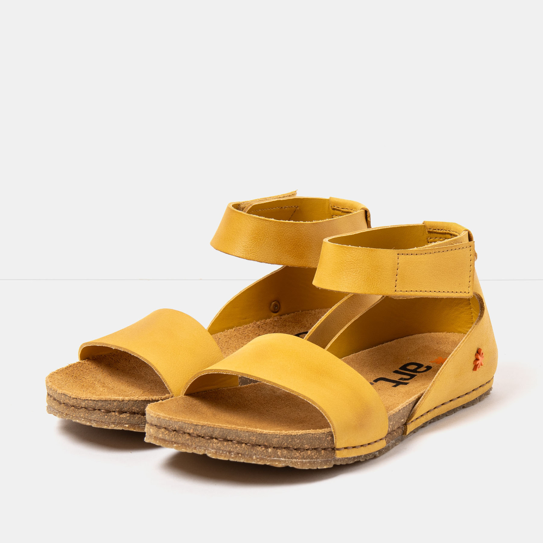 Sandalias 0382 ROMA YELLOW/ CRETA color Yellow