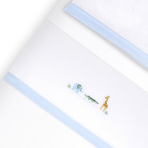 Triptico Coche Coralina Modelo Savanna Jirafa Bco/Azul