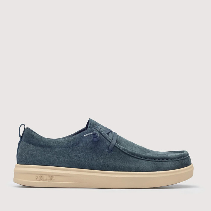 Mocasín Casual Piel Azul Marino - Toogier