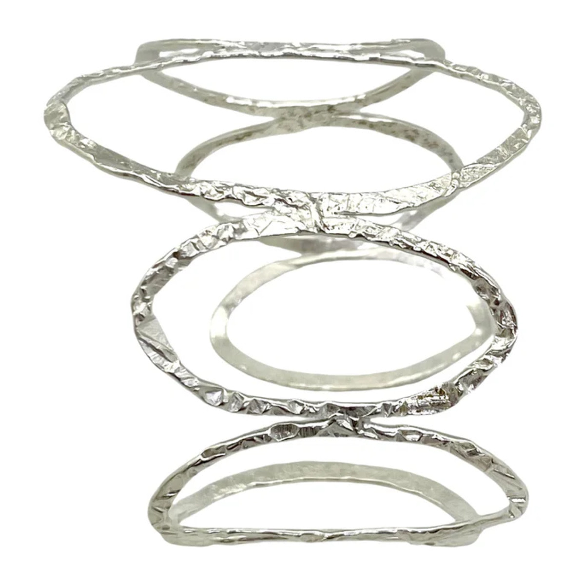 Brazalete Orion en laton plata chapado 10µ