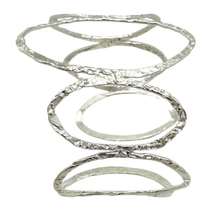 Brazalete Orion en laton plata chapado 10µ