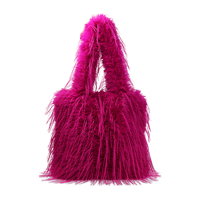 Borsa a spalla fucsia