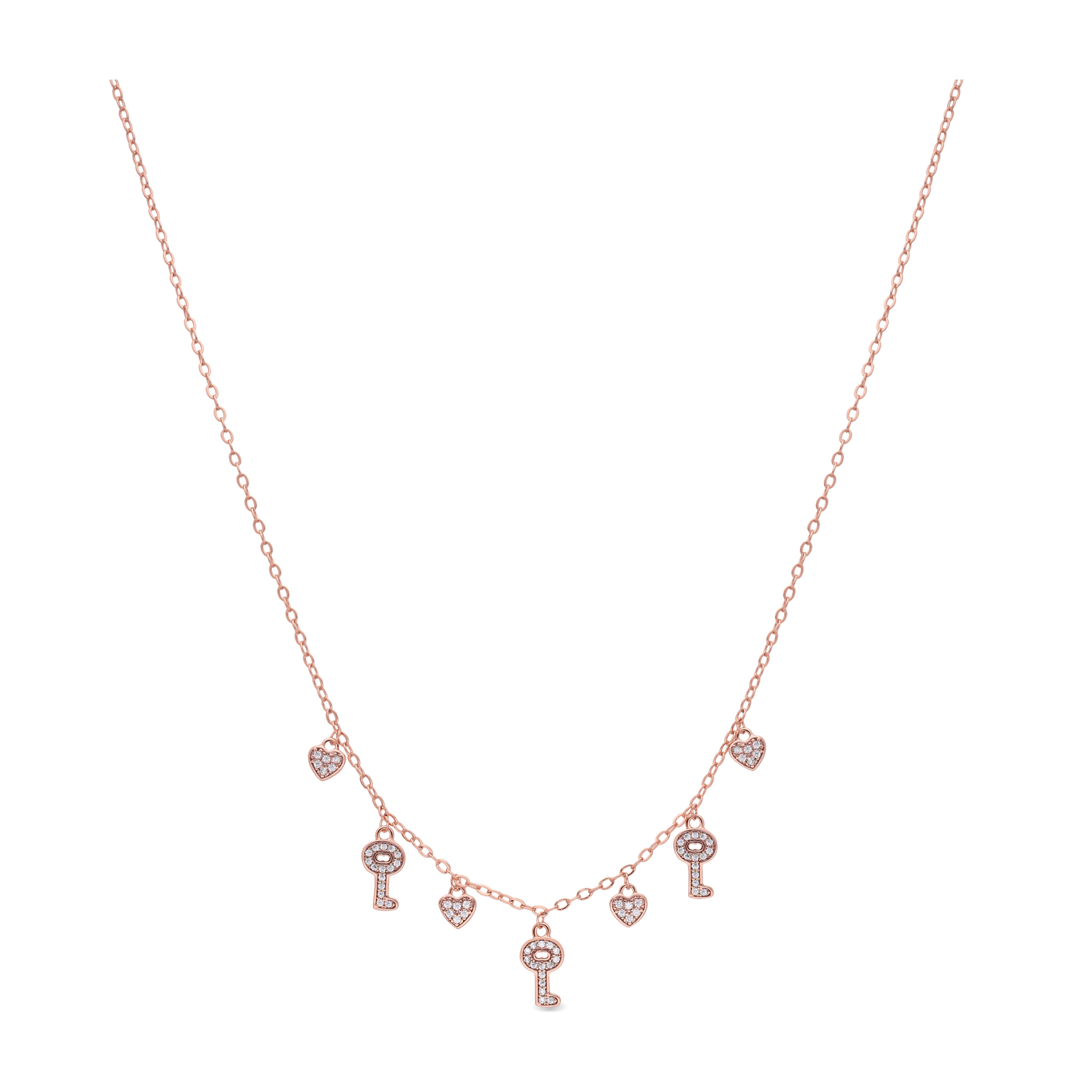 Collar Muraz acabado oro rosa 18k