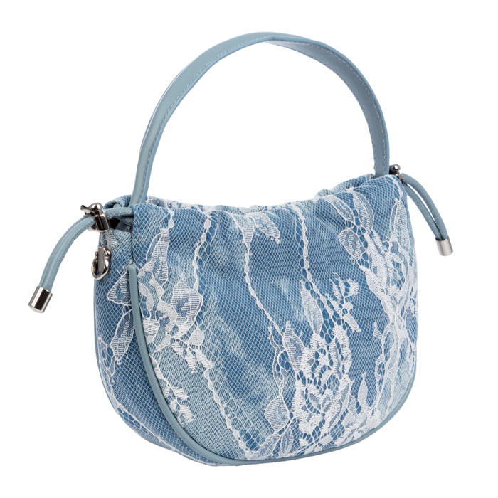 Bradano Bolso de mano Mujer. Fabricado en tela y piel sintética PU.