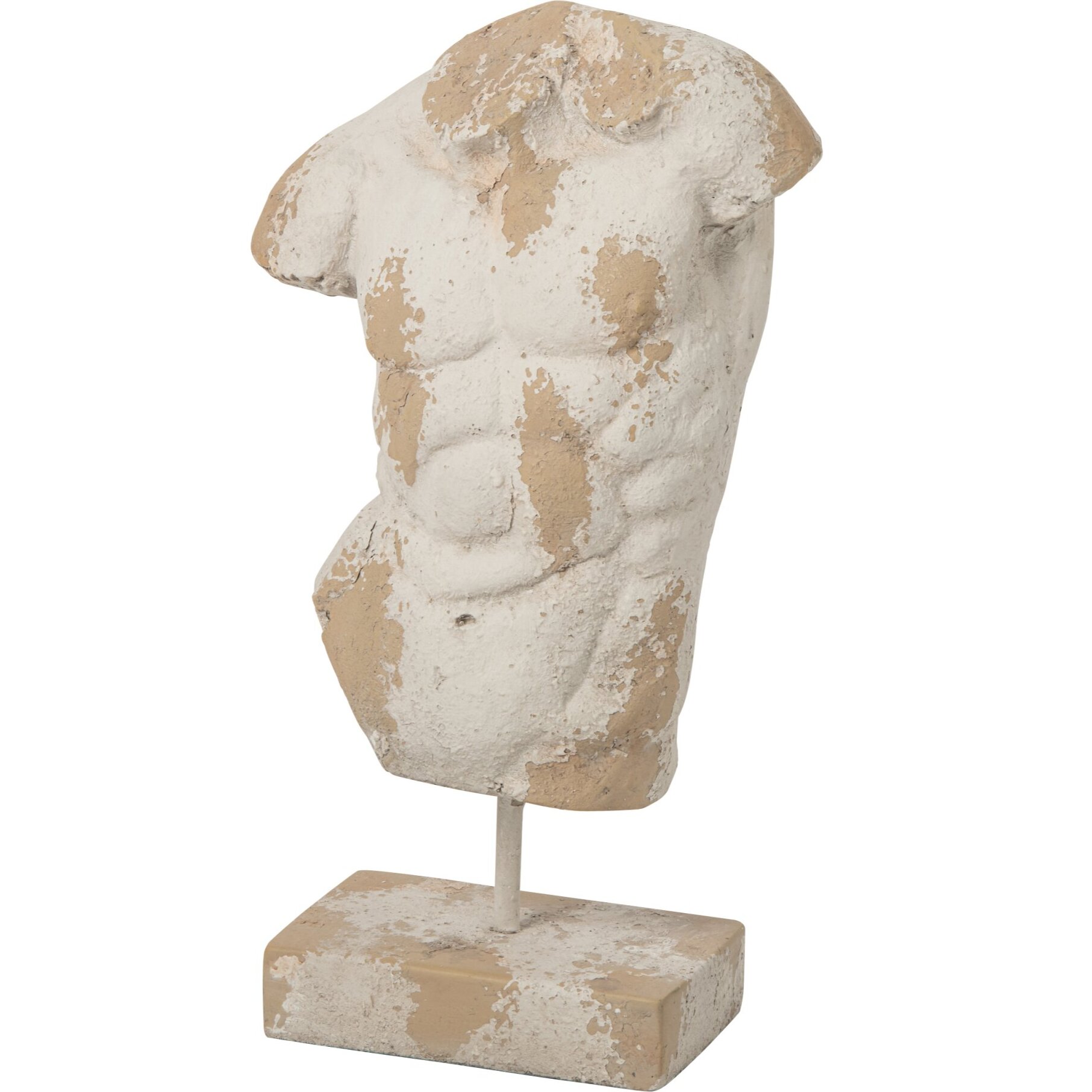 J-Line Hommes torse extérieur - magnésium - écru/beige