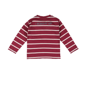 T-shirt Bambino Con Taschino A Righe