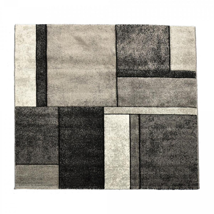 Tapis salon et chambre tissé motif géométrique TUHO