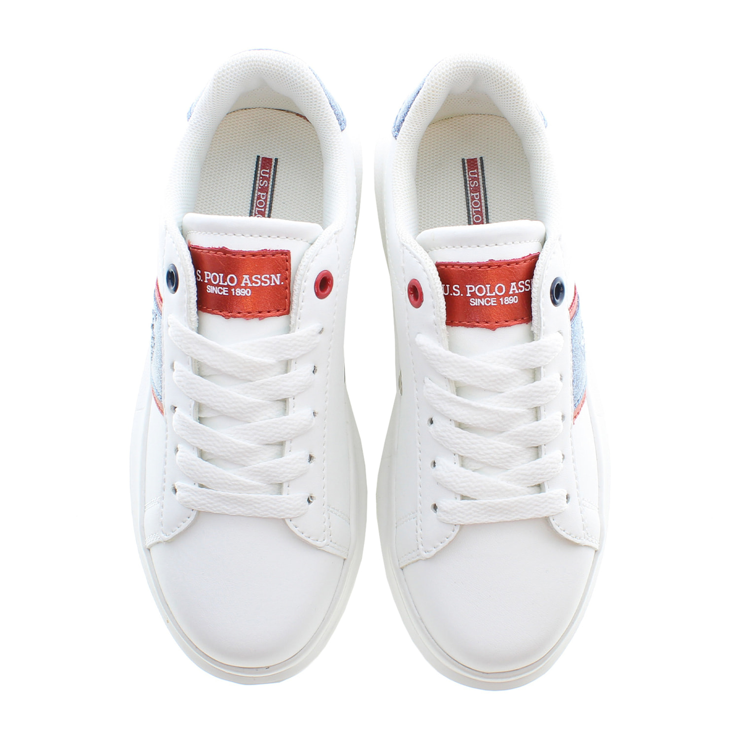 Sneakers U.S. Polo Assn White-Dark Blue